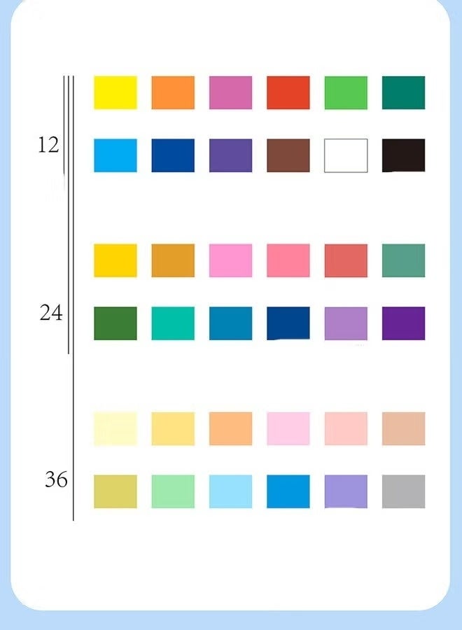 36-Piece Paint Marker Set for Art Supplies, School Supplies, Rock Art, Fabric Paint, Fabric Markers, Paint Pen, Art Markers - view 4